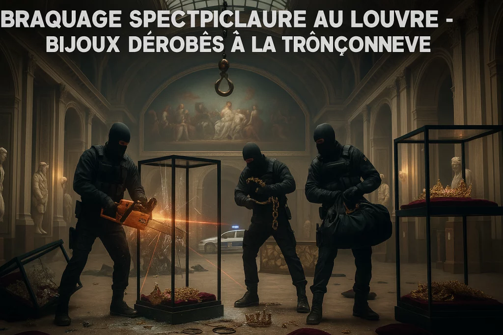 Braquage à la tronçonneuse au musée du Louvre