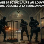 Braquage à la tronçonneuse au musée du Louvre