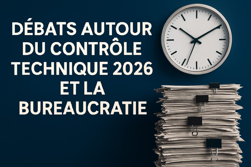 Débats autour du contrôle technique 2026 et la bureaucratie