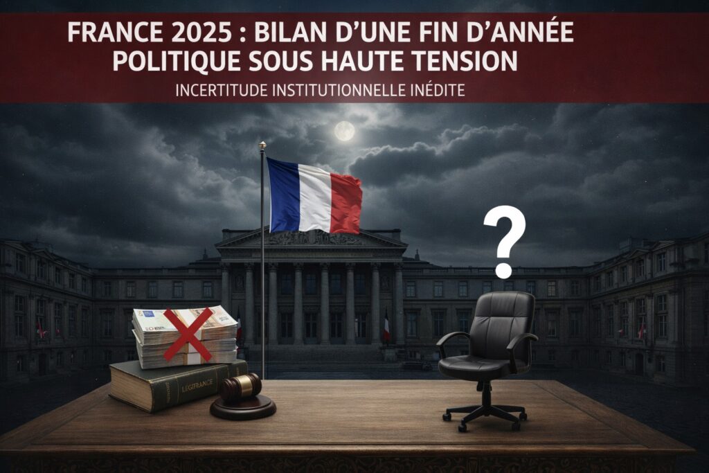 France 2025 Bilan d’une fin d’année politique sous haute tension
