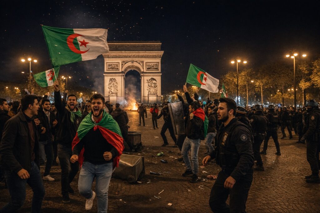 Heurs et tensions sociales après la victoire de l'Algérie à la CAN