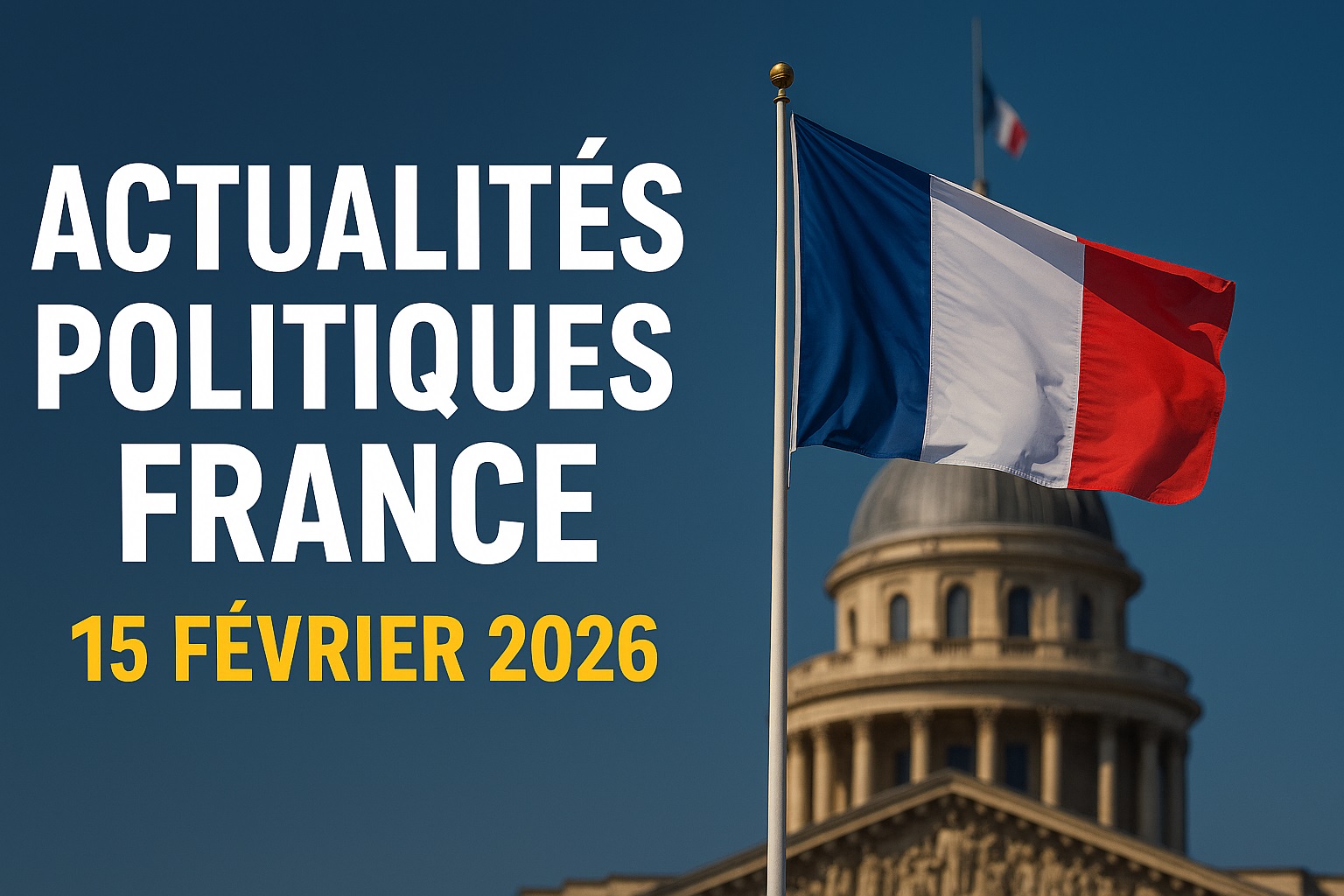 Actualités Politiques France - 15 Février 2026