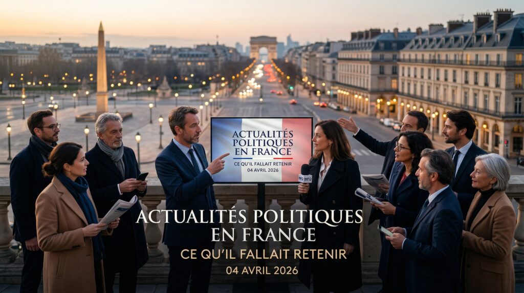 Actualités Politiques en France : Ce qu'il fallait retenir du 04 Avril 2026